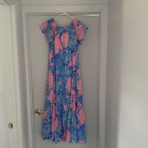 Lilly Pulitzer Dezi off the shoulder maxi dress